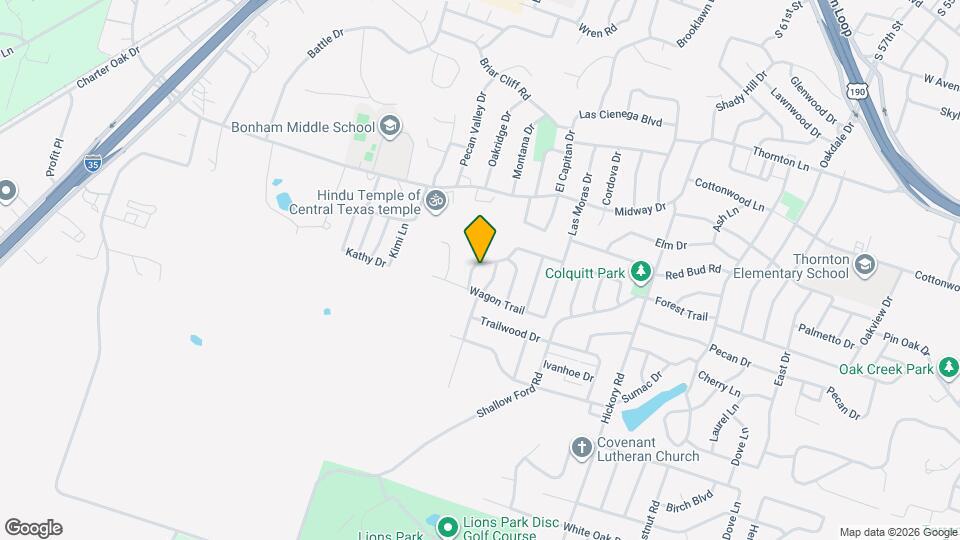 4117 Cripple Creek Dr Map and Location Details