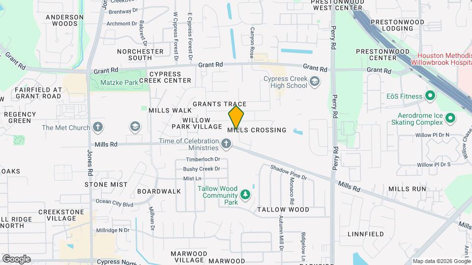 12827 Mills Breeze Dr Map and Location Details