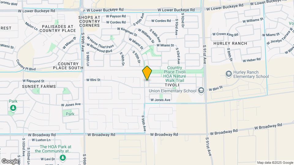 3624 S 94th Ln Map and Location Details