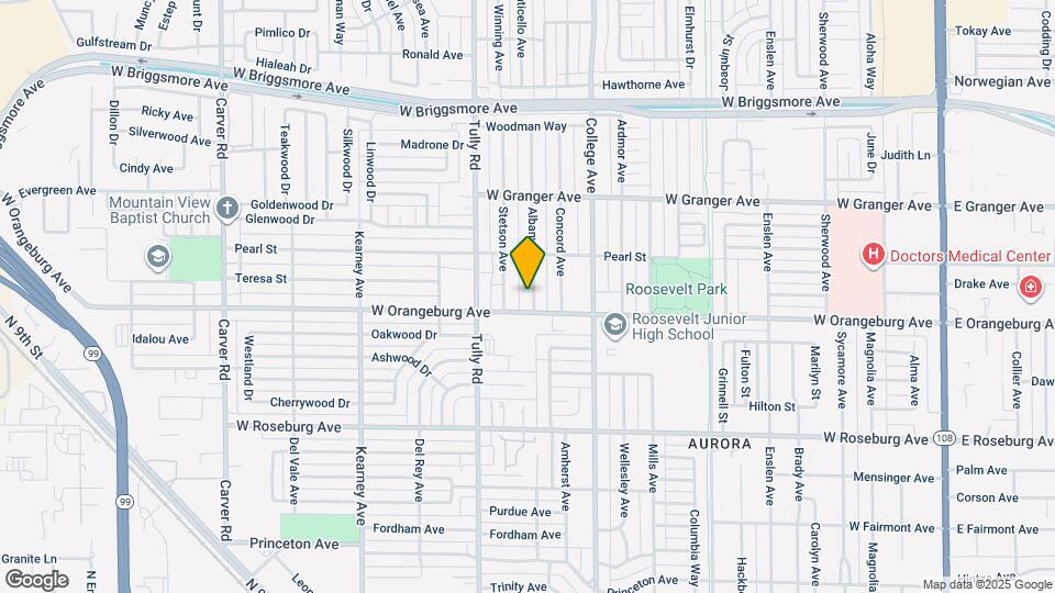 1409 Albany Ave Map and Location Details