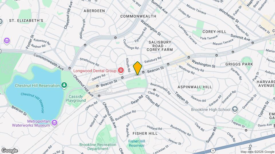 1795 Beacon St Map and Location Details