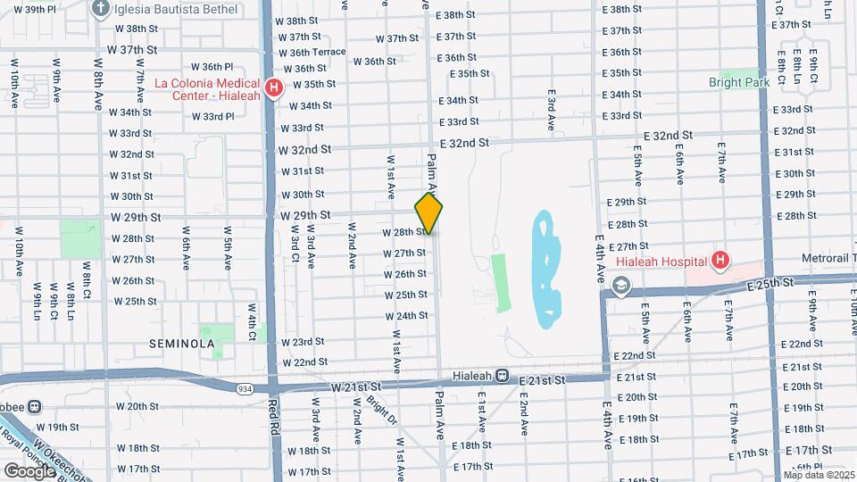 2750 Palm Ave Map and Location Details