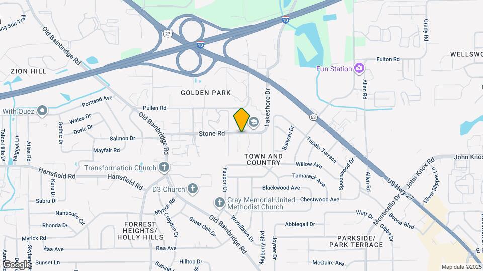 2401 Gregory Dr Map and Location Details