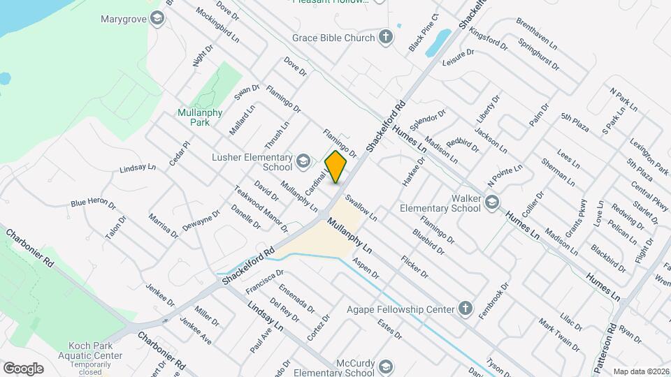 1810 Swallow Ln Map and Location Details