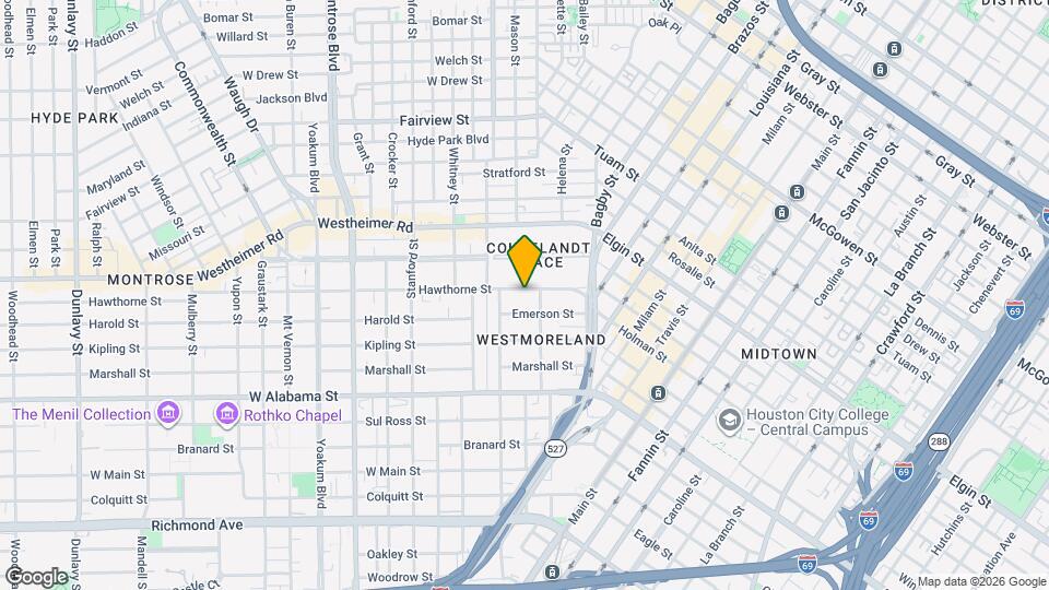 415 Hawthorne St Map and Location Details