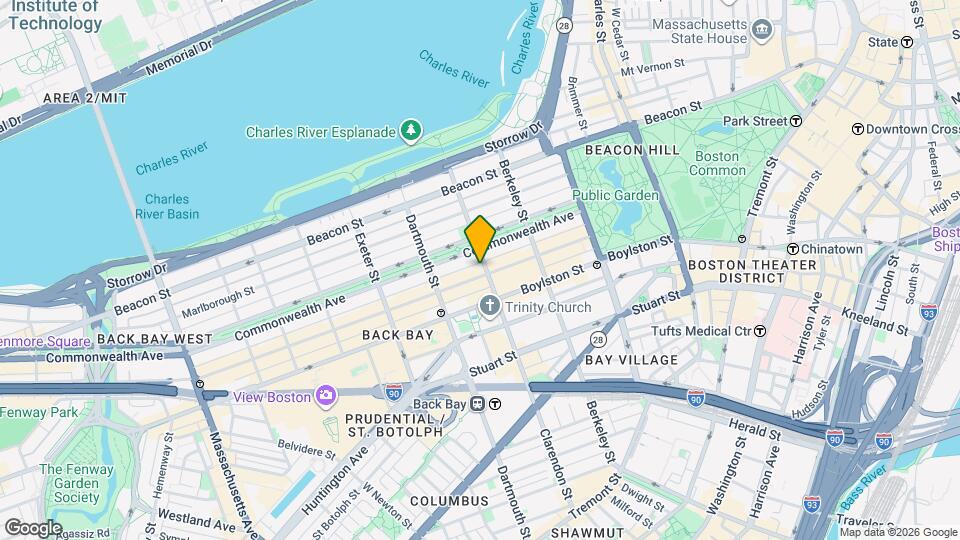 232 Clarendon St Map and Location Details