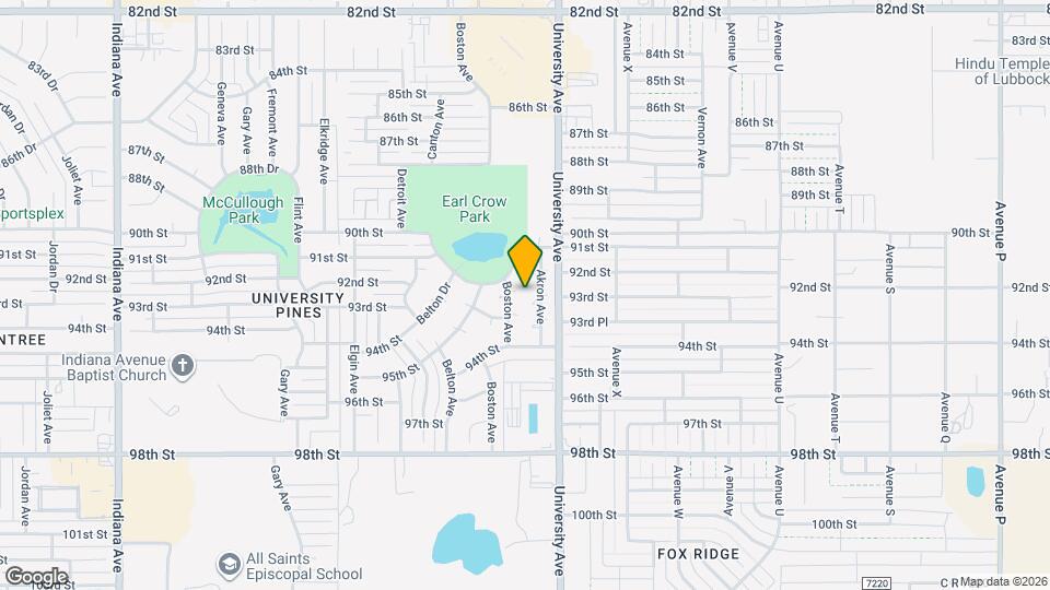 9107 Boston Ave Map and Location Details