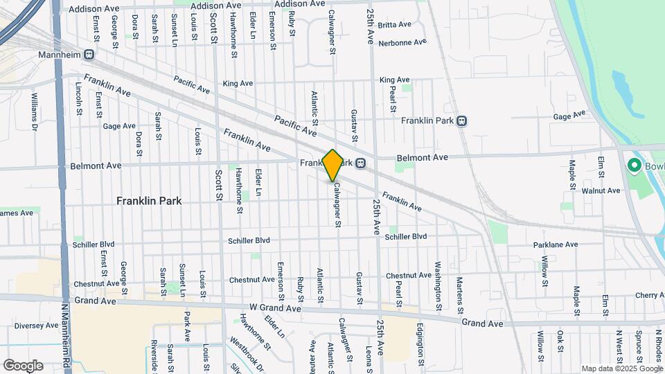 3114 Calwagner St Map and Location Details