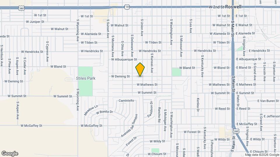 1002 W Deming St Map and Location Details