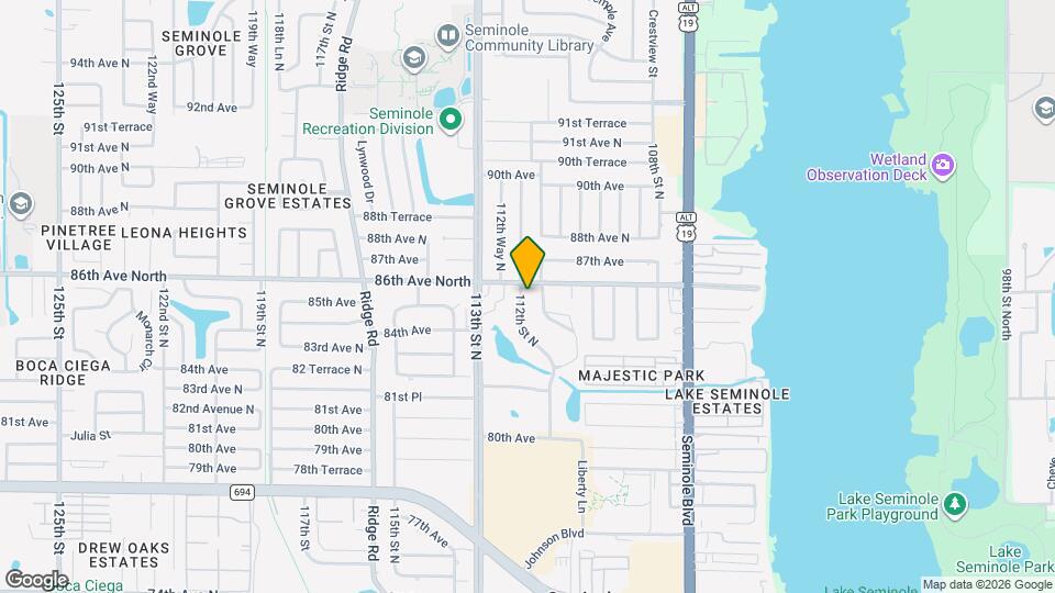 8555 112th St N Mapa y Detalles de la Ubicación