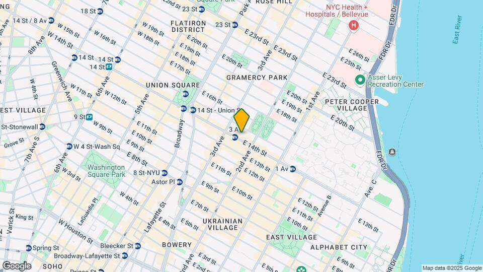 229 E 14th St Map and Location Details