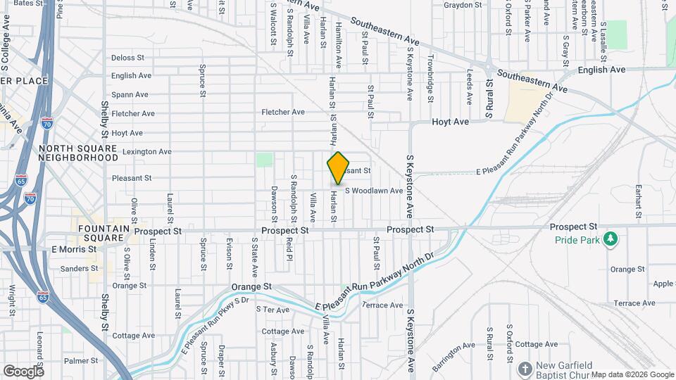 2114 Woodlawn Ave Map and Location Details