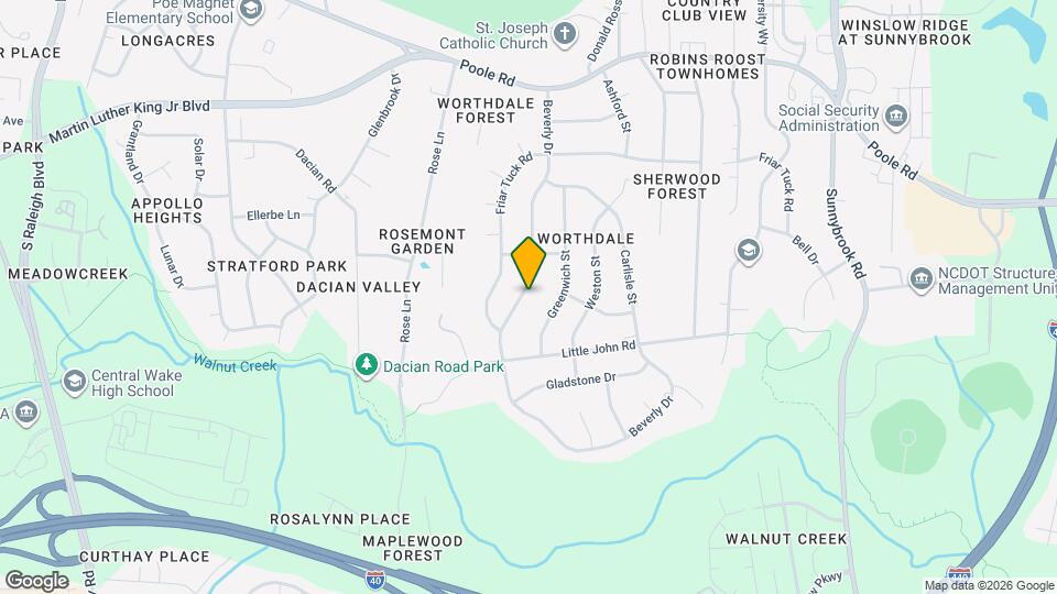 921 Beverly Dr Map and Location Details