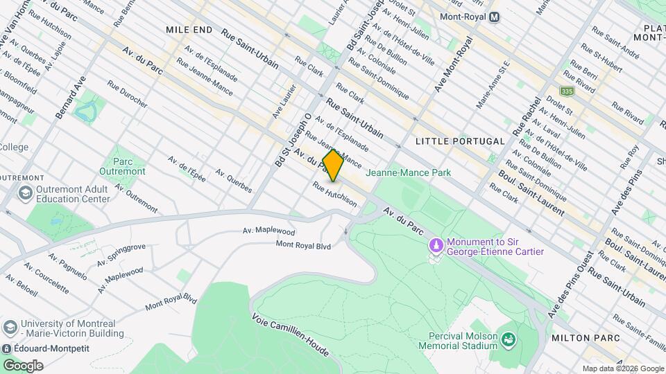 Queen Mary Appartment Map and Location Details