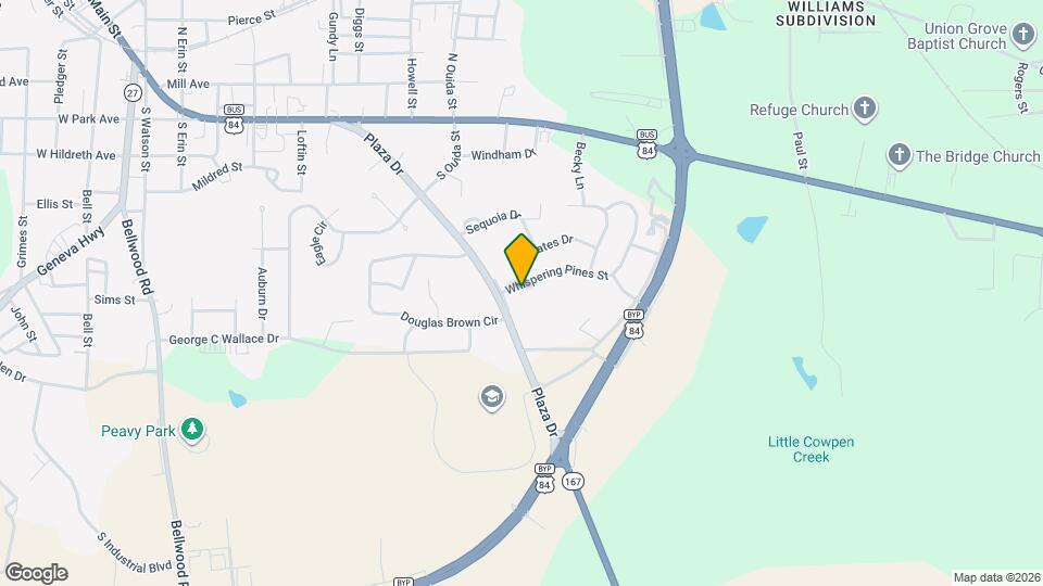 102C Whispering Pines St Map and Location Details