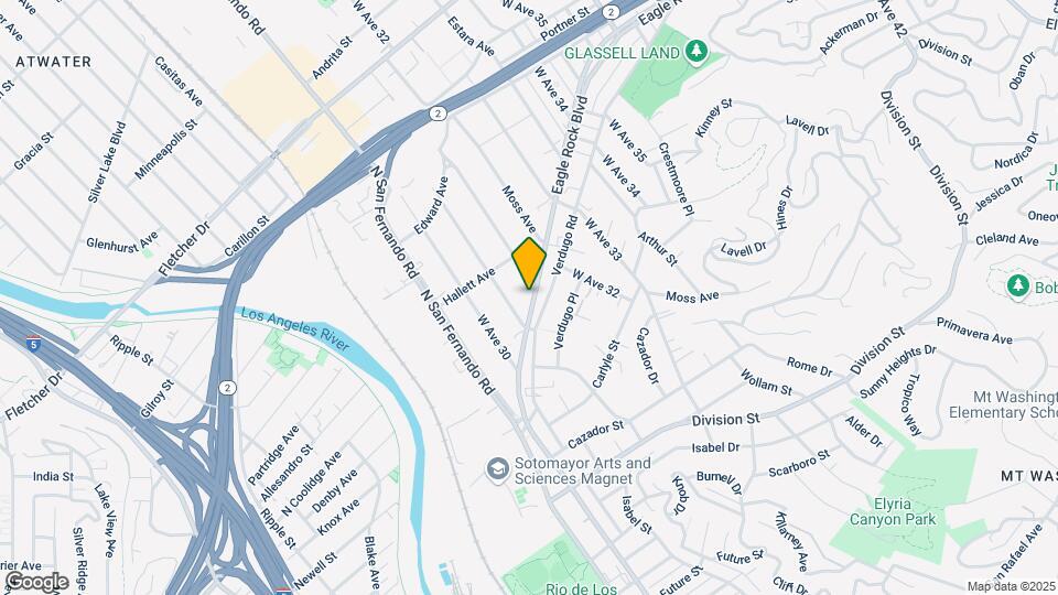 3121-3131 Eagle Rock Blvd Map and Location Details