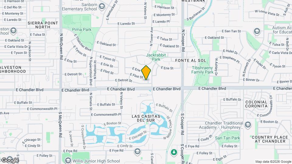 1722 E Detroit St Map and Location Details