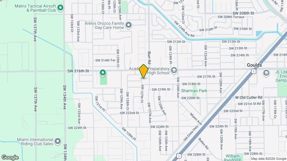 21731 SW 127th Ct Map and Location Details