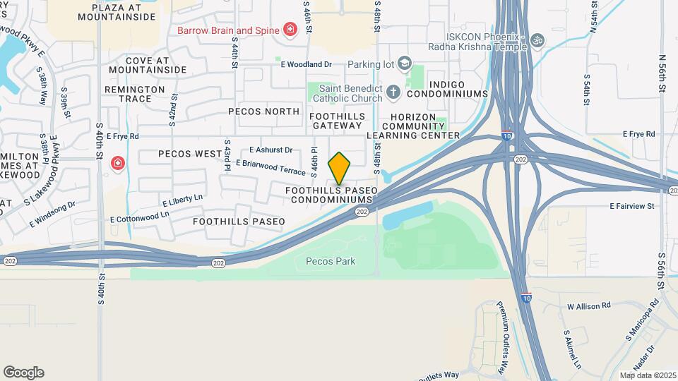 16620 S 48th St Map and Location Details