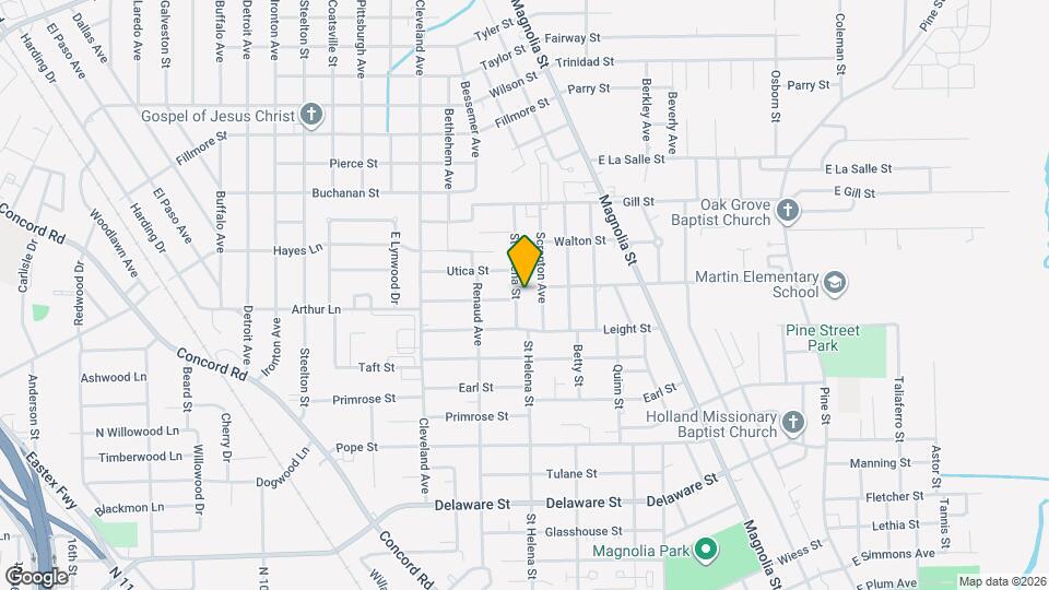 3670 St Helena St Mapa y Detalles de la Ubicación