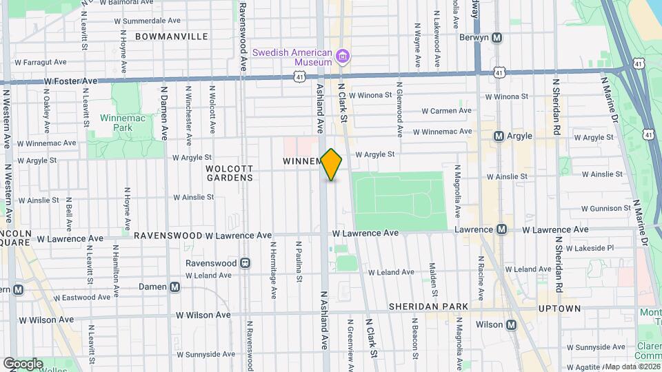 4877 N Ashland Ave Map and Location Details