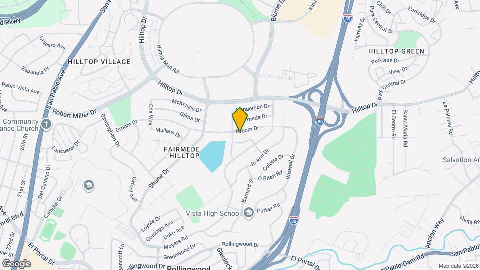 3112 Groom Dr Map and Location Details