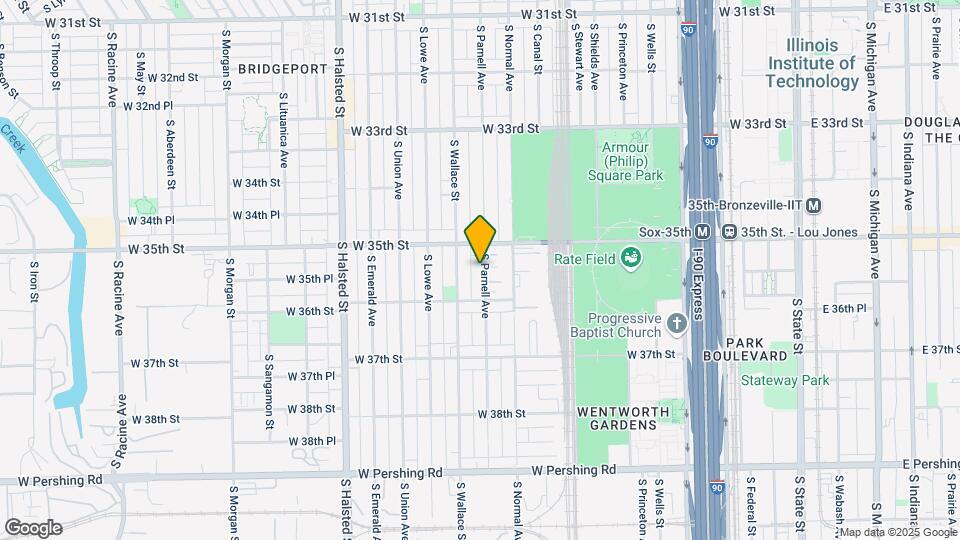 3526 S Parnell Ave Map and Location Details