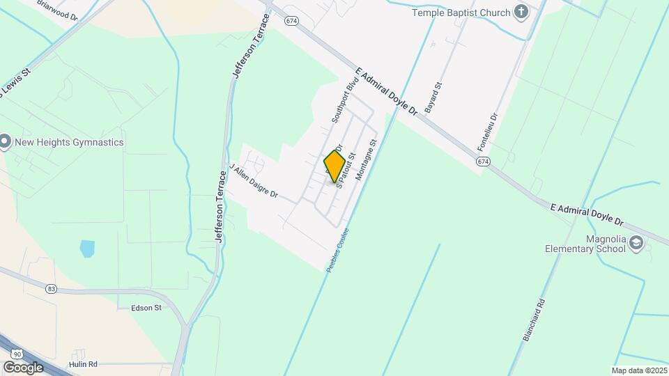 1518 S Patout St Mapa y Detalles de la Ubicación