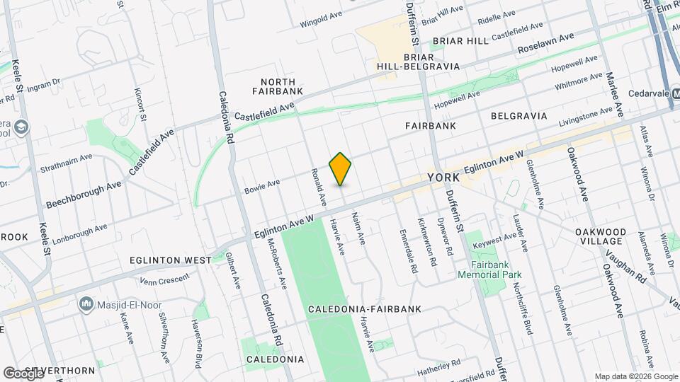 32 Chamberlain Ave Map and Location Details