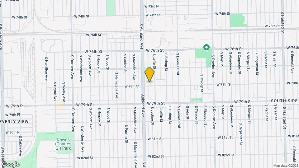 1516 W 78th Street Map and Location Details