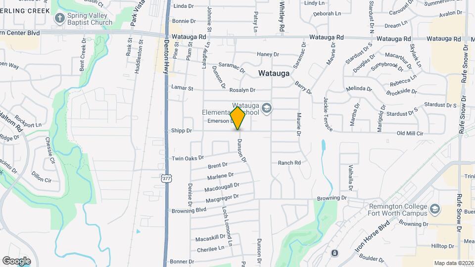 5752 Shipp Dr Map and Location Details
