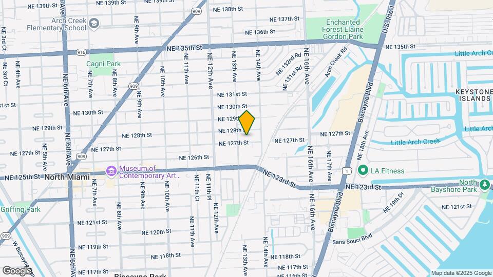 1325 NE 127th St Map and Location Details