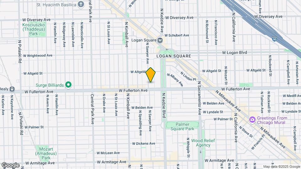 2415 N Sawyer Ave, Unit 2E Map and Location Details