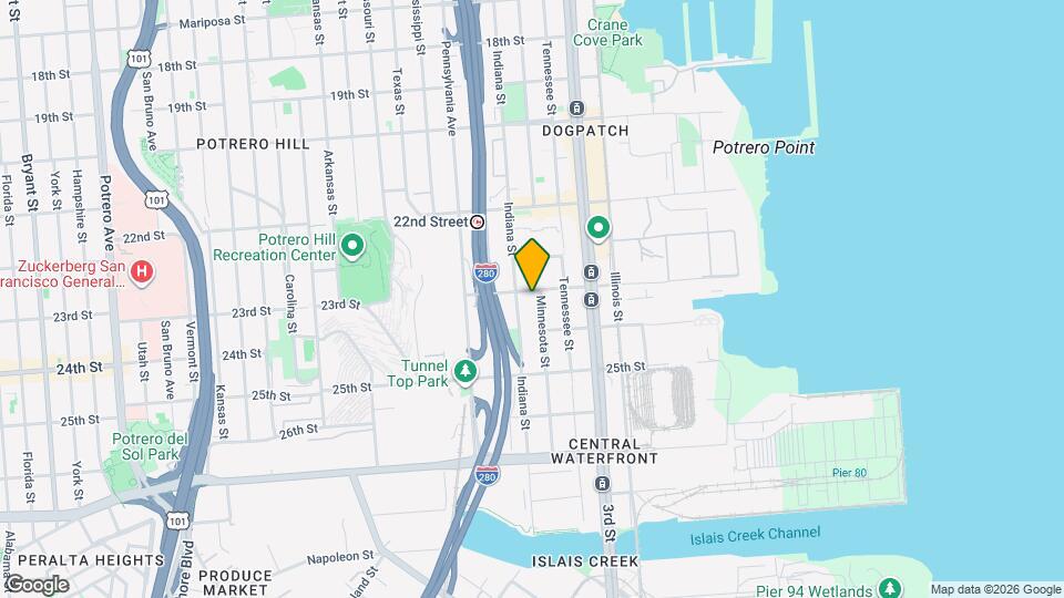 1011 23rd St, Unit 20 Map and Location Details