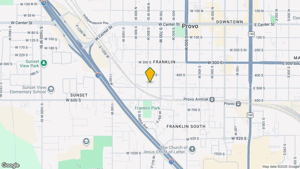 790 W 500 S Map and Location Details