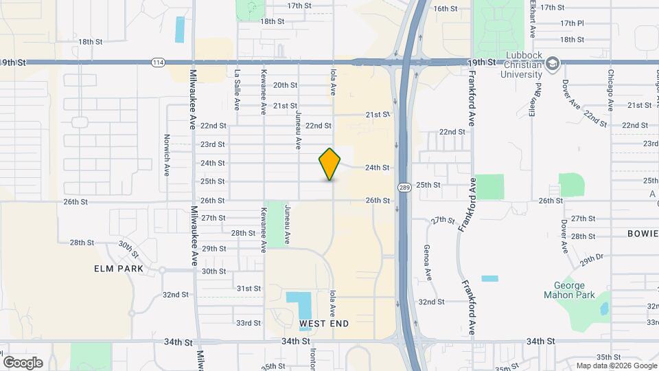 2502 Iola Ave Mapa y Detalles de la Ubicación