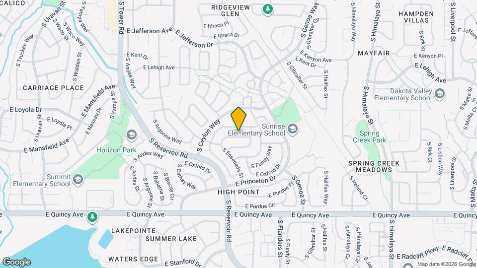 19461 E Navarro Dr Map and Location Details