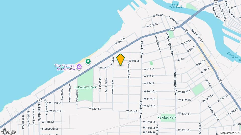 1328 W 7th St Mapa y Detalles de la Ubicación