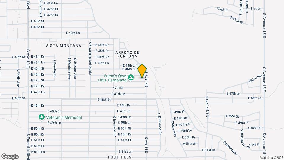 13872 E 47th St Mapa y Detalles de la Ubicación