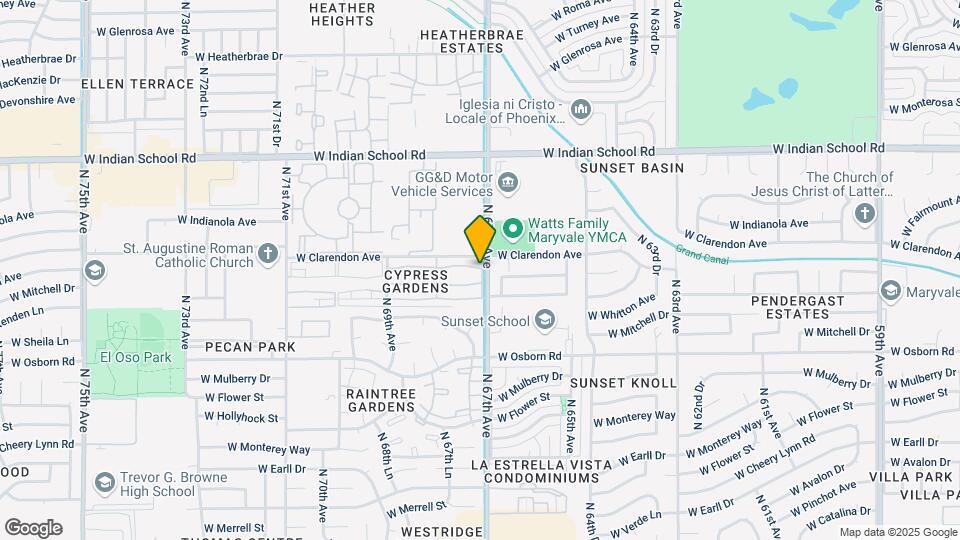 3646 N 67th Ave Map and Location Details