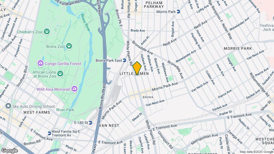 1864 White Plains Rd Map and Location Details