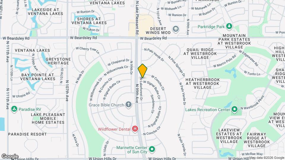10134 W Signal Butte Cir Map and Location Details