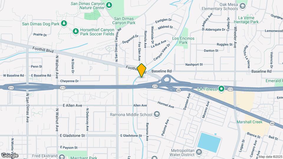 4565 Ramona Ave Map and Location Details