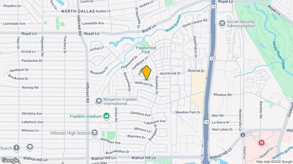 7407 Wellcrest Dr Map and Location Details