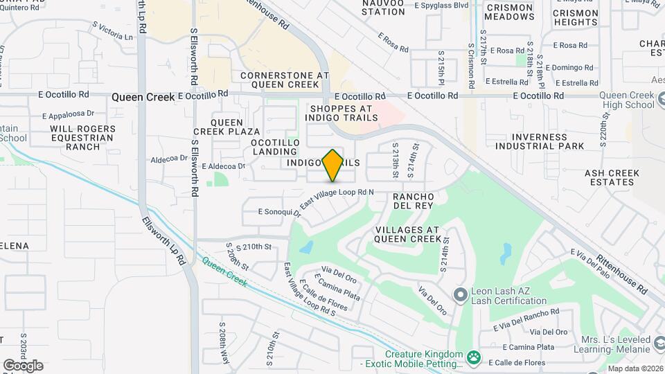 21151 E Avenida Del Valle Map and Location Details