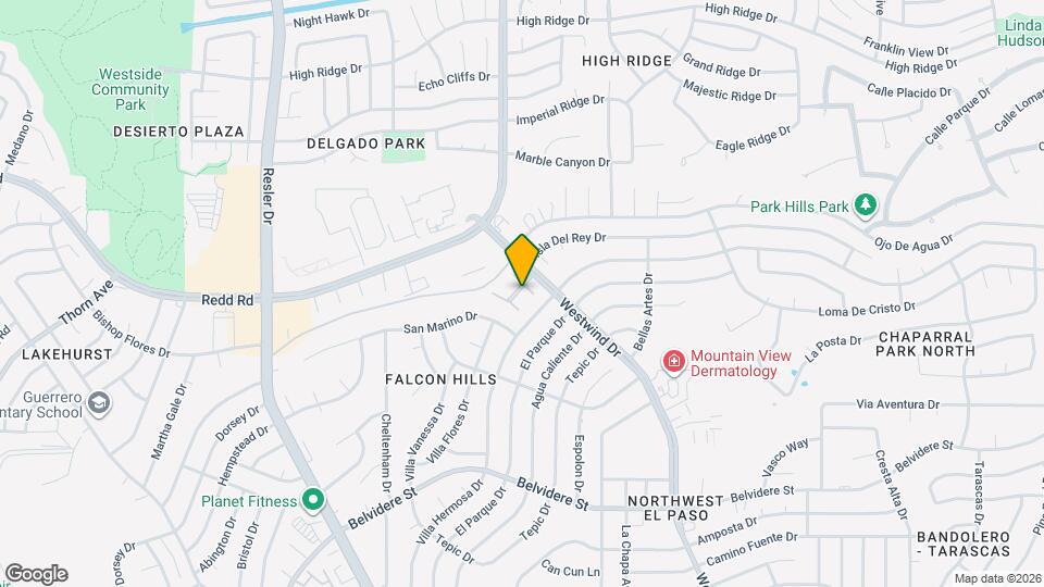 7159 Seco Palm St Map and Location Details