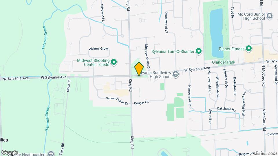 7413 W Sylvania Ave Map and Location Details