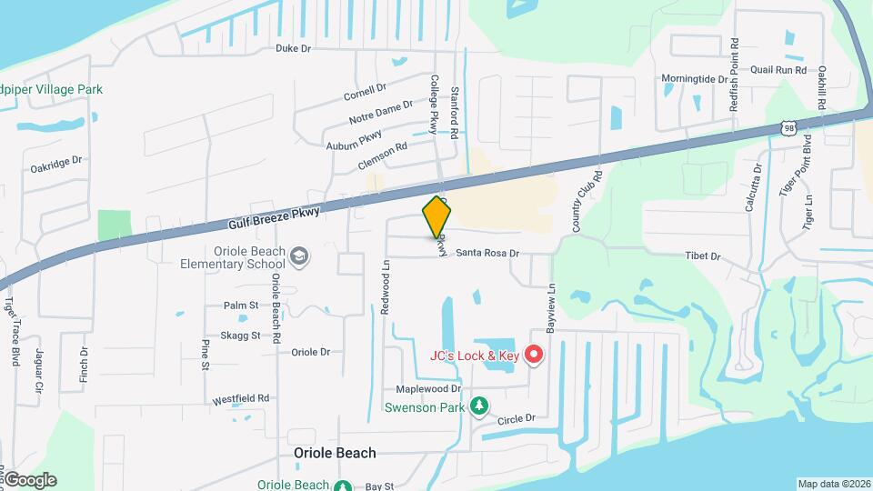 Golf Villas Apartments Map and Location Details
