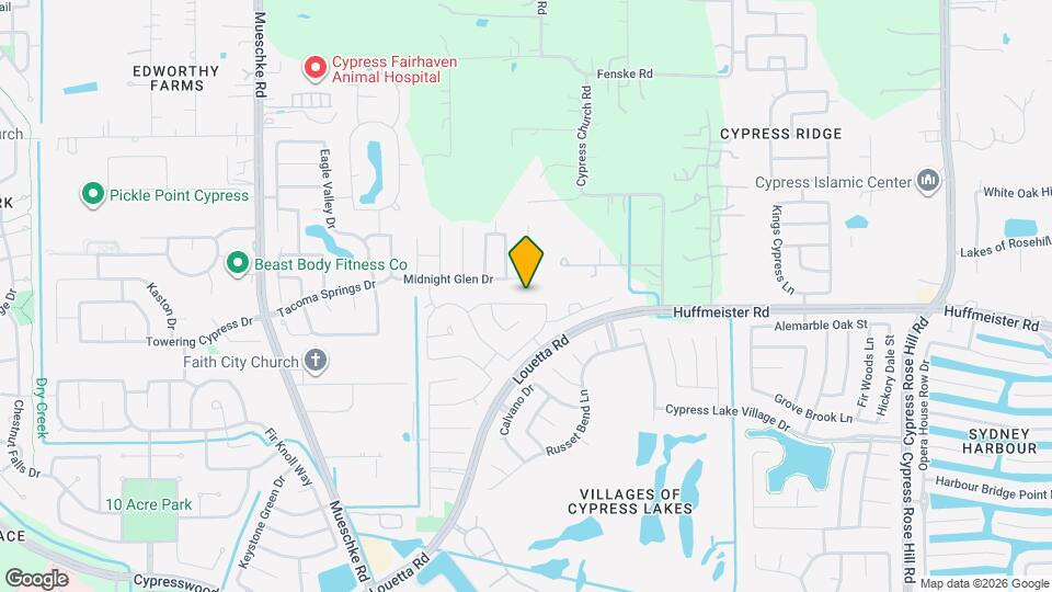 18922 Flintlock Forest Ln Map and Location Details