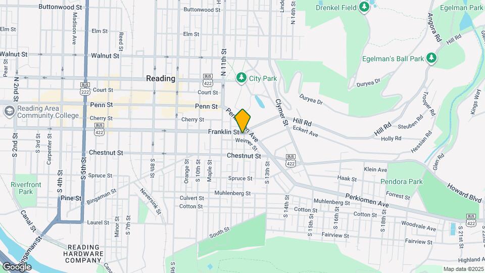 1156 Franklin St Mapa y Detalles de la Ubicación